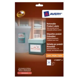 Avery Removable Product Labels Blanc
