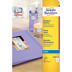 Avery C6081-10 étiquette à imprimer Blanc Imprimante d'étiquette adhésive