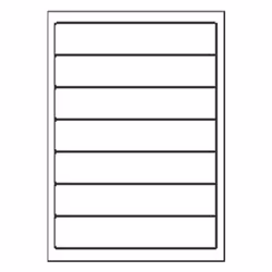 Avery LR4760-100 étiquette auto-collante Rectangle Permanent Blanc 700 pièce(s)