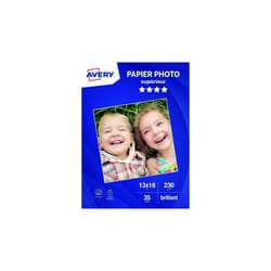Papier photo AVERY 35 Photos brillantes A4 180g