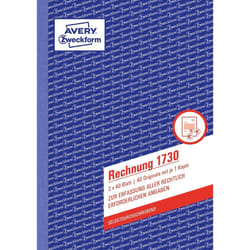 Avery 1730-5 formulaire et livre de comptabilité A5