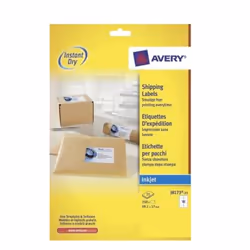 Avery J8173-25 étiquette d'adresse Blanc Etiquette auto-adhésive