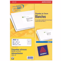 Avery J8163-25