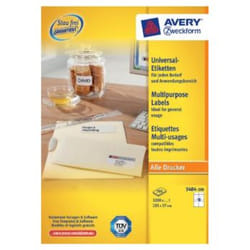 Avery 3484-200 étiquette auto-collante Blanc 3200 pièce(s)