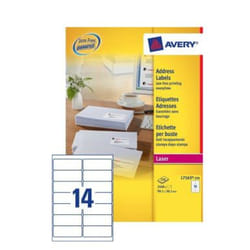 Avery L7163-250 étiquette d'adresse Blanc Etiquette auto-adhésive