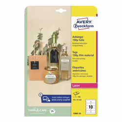 Avery T3002-10, Blanc