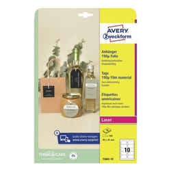 Avery T3002-10 étiquette d'adresse Blanc