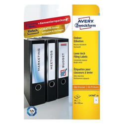 Avery L4760-10 étiquette auto-collante Rectangle aux angles arrondis Permanent Blanc 70 pièce(s)