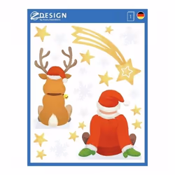 Avery 52299, Feuille, Multicolore, Motif de Noël, Amovible, fenêtre, Garçon/Fille
