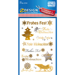 Avery 52720 autocollant décoratif Feuille Or, Argent Permanent 20 pièce(s)