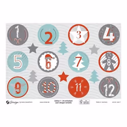 Avery 54617 autocollant décoratif Papier Multicolore Amovible