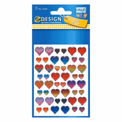 Avery 55209, Papier, Multicolore, Permanent, 76 mm, 120 mm, 48 pièce(s)