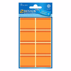 Avery 59370, Orange, Rectangle aux angles arrondis, 28 x 36 mm, Papier, -20 - 28 °C, 40 pièce(s)