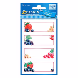 Avery 59550, Multicolore, Amovible, 26 x 70 mm, Papier, 12 pièce(s), 4 pièce(s)