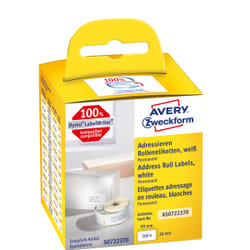 Avery AS0722370 étiquette auto-collante Rectangle Permanent Blanc 260 pièce(s)