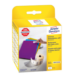 Avery AS0722550 étiquette auto-collante Rectangle Amovible Blanc 500 pièce(s)