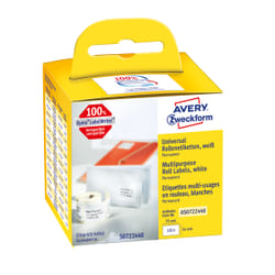 Avery AS0722440 étiquette auto-collante Rectangle Permanent Blanc 320 pièce(s)