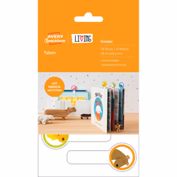 Avery 62040, Blanc, Papier, 69,5 mm, 28,4 mm, 18 pièce(s), 6 pièce(s)