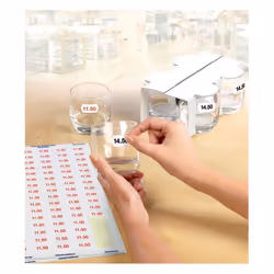 Avery L3410REV-25 étiquette auto-collante Amovible Blanc 2550 pièce(s)