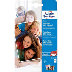 Avery C2522-60 papier photos Blanc Gloss