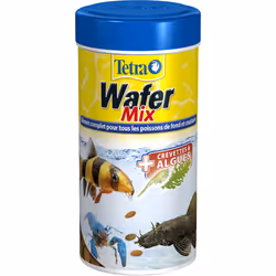Tetra Wafer Mix, Poisson d'aquarium, Nourriture sèche pour poisson, Gaufrette, 0,119 kg, 0,25 L