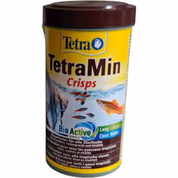 Min Crisps aliment complet pour poissons d'ornement 110g/500ml Aliment complet sous forme de mélange de crisps renfermant des ...