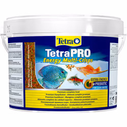 Tetra pro Aliment complet poisson d'ornement Energy Multi-Crisps seau 2,100 kg L'aliment complet premium d'une excellente val ...