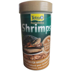 Crevettes séchés 250ml/20g Reptodelica pour les tortues d'eau Tetra