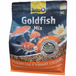 Goldfish mix 4 Litres -560 g pour poissons rouge Ce mélange alimentaire idéalement équilibré présente l'avantage de répondre ...