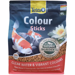 Tetra - Pond Sticks colour 8-12 mm, sac 4 litres 750g pour poisson d'ornement de bassin de jardin