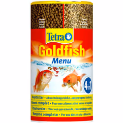 Tetra - Goldfish Menu 4 en 1, 62 g - 250 ml, Aliment complet pour les poissons rouge