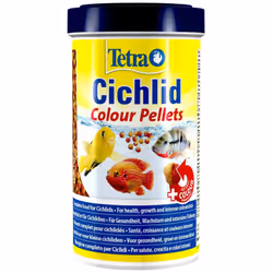Tetra Cichlid colour pellets 165 g 500 ml pour Cichlidés Aliment spécifiquement élaboré pour les cichlidés omnivores et carni ...