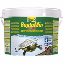 Tetra ReptoMin - Alimentation complète et équilibrée pour tortues aquatiques. Ratio calcium /phosphore optimisé pour une cara ...