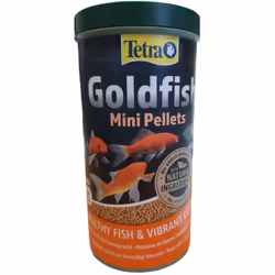 Tetra - Goldfish mini pellets 2-3 mm 1 Litre -350 g pour poissons rouge de bassin jusqu'à 10 cm.