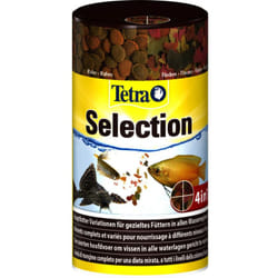 Menu Selection 4 aliment complet pour poissons tropicaux 95g/250ml - Tetra