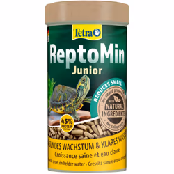 Tetra ReptoMin Junior 75 g soit 250 ml sticks pour reptiles Tetra ReptoMin Junior est un aliment complet pour tortues aquatiq ...