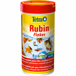 Tetra Rubin Flakes, Poisson d'aquarium, Nourriture sèche pour poisson, Flocon, 0,052 kg, 0,25 L