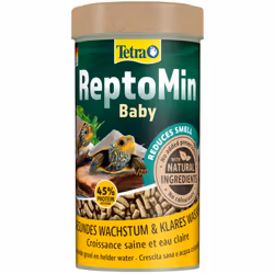 Tetra ReptoMin Baby 82 g soit 250 ml mini sticks pour reptiles Tetra ReptoMin Baby est un aliment complet, équilibré et riche ...