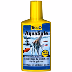 AquaSafe Conditionneur d'Eau 250ML AquaSafe adapte l'eau du robinet à la vie des poissons et protège efficacement les poisson ...