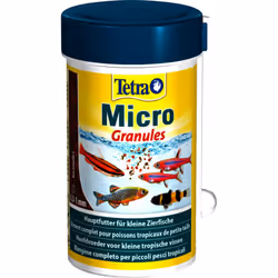 Tetra - Micro granules, aliment complet pour petit poisson tropicaux 45g/100ml