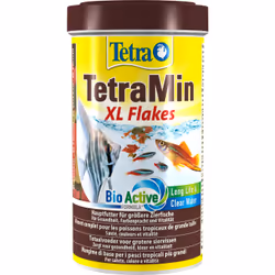 Tetra TetraMin, Poisson d'aquarium, Nourriture sèche pour poisson, Flocon, Vitamine A, Vitamine E, Fer, Manganese, Zinc, 46%
