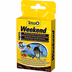 WEEKEND alimentation pour poissons tropicaux 20 sticks Sticks d'alimentation compacts conçus pour une nutrition optimale des  ...
