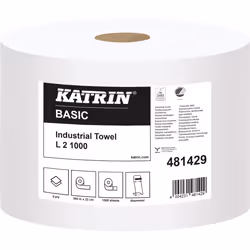 Katrin Basic, 1000 feuilles, Naturel, Blanc, 290 mm, 290 mm, 220 mm, 2,9 kg