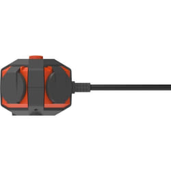 Power Globe - QUARX - IP44 - 4 prises interrupteur câble 3m