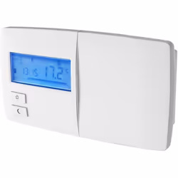 Thermostat électronique programmable Caractéristiques Techniques 3 niveaux de température Affichage rétro-éclairé 6 programme ...