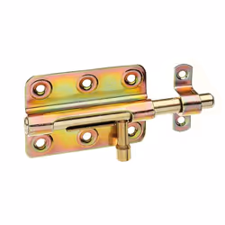 GAH-Alberts Verrou de box bouton, Système de fermeture, Acier, Extérieure, Jaune, 59 mm, 80 mm