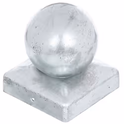 GAH-Alberts Capuchon de poteau pour poteaux en bois, Acier, Acier, Revêtement galvanisé à chaud, 6 pièce(s)