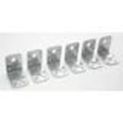 Raccord dangle - GAH-Alberts - 90 x 90 x 65 mm - Acier galvanisé - Lot de 6 - Argent