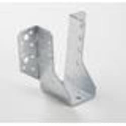 Support de poteau forme U Galvanisé GAH ALBERTS - 110x45 mm - Acier - 22 trous de diamètre 5mm
