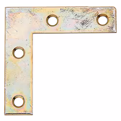 GAH-Alberts Équerre de meuble, Acier, Support, Acier, Revêtement électrogalvanisé, 3,2 mm, 100 pièce(s)